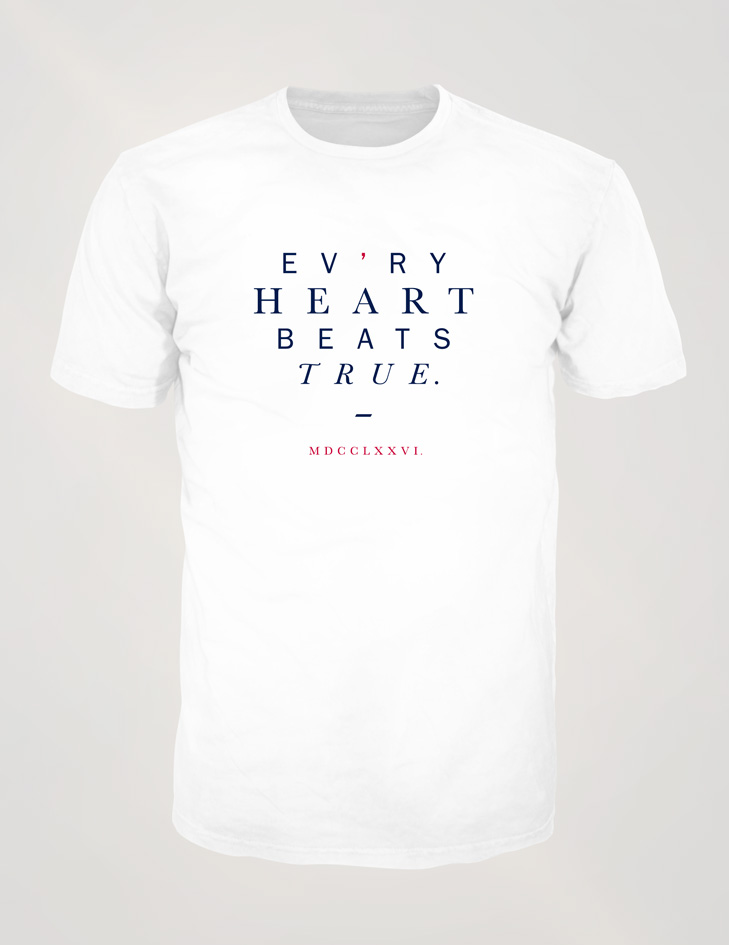 Text Heart T-Shirt