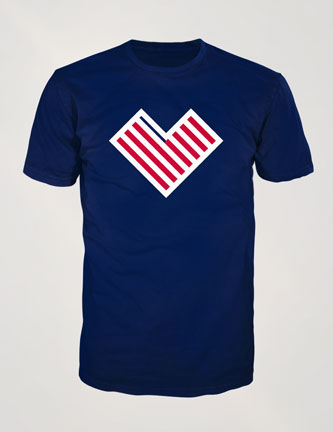 Heart Flag logomark T-Shirt