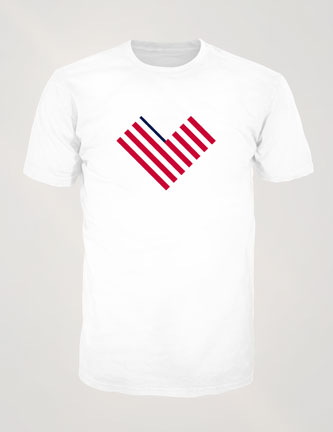 Heart Flag logomark T-Shirt