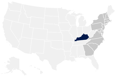 15-State Kentucky Map