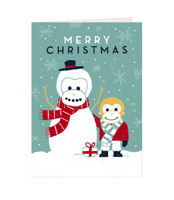 Monkey Snowman